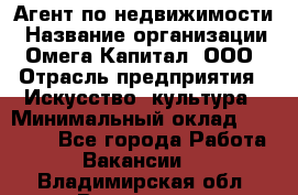 Агент по недвижимости › Название организации ­ Омега-Капитал, ООО › Отрасль предприятия ­ Искусство, культура › Минимальный оклад ­ 45 000 - Все города Работа » Вакансии   . Владимирская обл.,Владимир г.